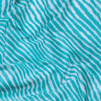 Cotton Malmal Fabric | Leheriya, Blue