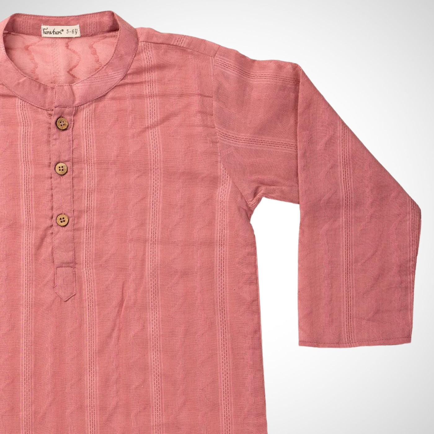 Cotton Kurta for Boys, Men | Colour Pop, Dusty Rose